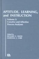 Tapa de Conative and affective process analysis