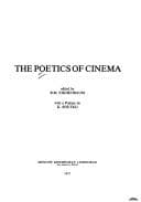Tapa de The Poetics of cinema