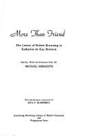 Tapa de More Than Friend