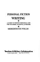 Tapa de Personal Fiction Writing