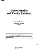 Tapa de Homosexuality and family relations