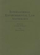 Tapa de International environmental law anthology