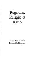 Tapa de Regnum, religio et ratio