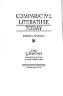 Tapa de Comparative Literature Today