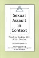 Tapa de Sexual assault in context