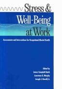 Tapa de Stress & well-being at work