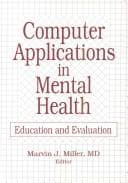 Tapa de Computer applications in mental health