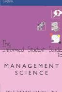 Tapa de The informed student guide to management science