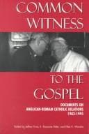 Tapa de Common witness to the Gospel