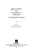 Tapa de Britain and Italy from romanticism to modernism