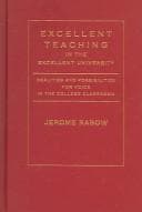 Tapa de Excellent Teaching in the Excellent University