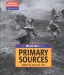 Tapa de American War Library - World War I