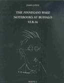 Tapa de The Finnegans Wake Notebooks at Buffalo