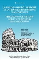 Tapa de Philosophy of History and Contemporary Historiography (Philosophica)