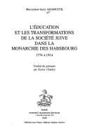 Tapa de Education et les transformations de la societe juive dans la monarchie des Habsbourg de 1774 a 1914
