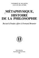 Tapa de Métaphysique, histoire de la philosophie