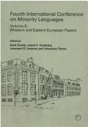 Tapa de Fourth International Conference on Minority Languages