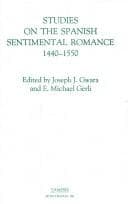 Tapa de Studies on the Spanish Sentimental Romance, 1440-1550