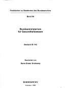 Tapa de Bundesministerium fur Gesundheitswesen