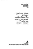 Tapa de Sprache und Literatur der Ukraine zwischen Ost und West =