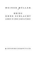 Tapa de Krieg ohne Schlacht
