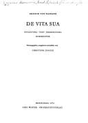 Tapa de De vita sua