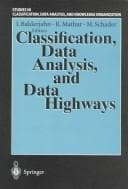 Tapa de Classification, data analysis, and data highways