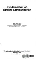 Tapa de Fundamentals of Satellite Communication