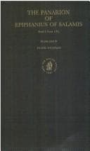 Tapa de The Panarion of Epiphanius of Salamis, Book 1 (Sects 1-46)