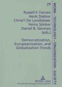 Tapa de Democratization, Europeanization, and Globalization Trends