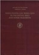 Tapa de Word-indices and word-lists to the Gothic Bible and minor fragments