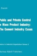 Tapa de Public and private control in mass product industry