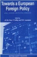 Tapa de Towards a European foreign policy