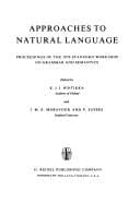 Tapa de Approaches to natural language