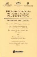 Tapa de The reform process of United Nations peace operations