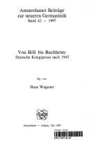Tapa de Von Böll bis Buchheim