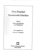 Tapa de Gesammelte Schriften