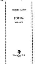 Tapa de Poesía