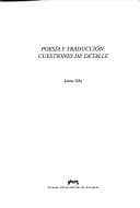 Tapa de Poesía y traducción, cuestión de detalle