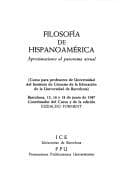 Tapa de Filosofía de Hispanoamérica