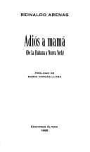 Tapa de Adiós a mamá