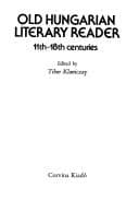 Tapa de Old Hungarian literary reader