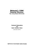 Tapa de Malaysia's 1986 General Election