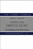 Tapa de Current Trends in Theoretical Computer Science Algorithms and Complexity