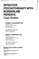 Tapa de Effective psychotherapy with borderline patients