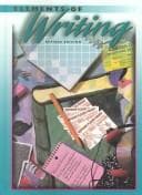 Tapa de elements of writing textbook