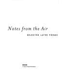 Tapa de Notes from the Air