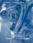 Tapa de Mammalogy
