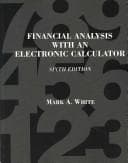 Tapa de Financial Analysis with an Electronic Calculator