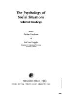 Tapa de The Psychology of social situations